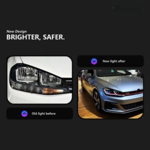 Volkswagen Golf 7.5 aftermarket headlight assembly — image 2